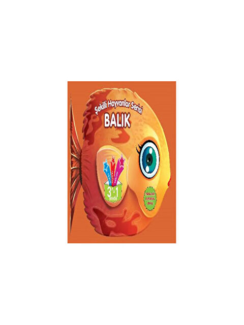 Parıltı Yayınları Şekilli Hayvanlar Serisi Balık - S000340560-10231