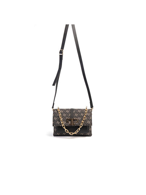 Silver Polo Kadın Çapraz Çanta 1148-46430 SILVER POLO ÇAPRAZ BAYAN ÇANTASI M178 FÜME-MAT SİYAH - S000507420-20600