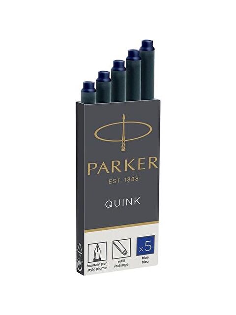 Parker Quink Dolma Kalem Mürekkep Kartuşu 5'li Paket - S000364380-17234