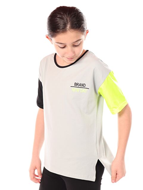 Toontoykids Kız Çocuk Nakışlı Tişört