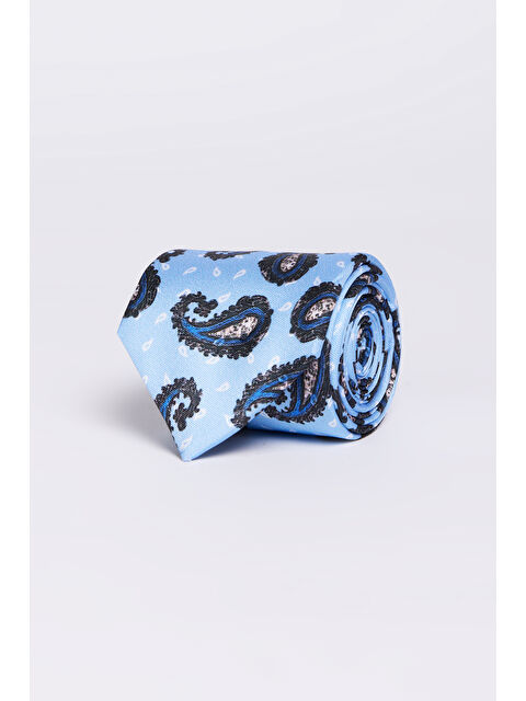 Altınyıldız Classics Erkek Mavi Desenli Kravat