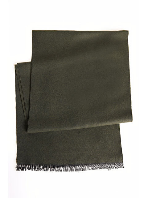 Altınyıldız Classics Erkek Haki Yumuşak Dokulu Sıcak Tutan Atkı