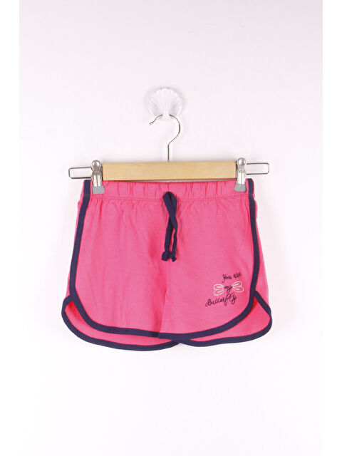 Toontoykids Kız Çocuk Şort Simli Kelebek Nakışlı - S000256736-18686