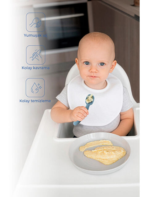 Babyjem Silikon İkili İlk Kaşığım Mint - S000499181-1180