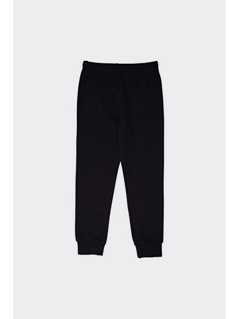 Panço Erkek Çocuk Beli Lastikli Siyah Pijama Altı - S000518345-19351