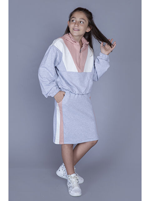 Toontoykids Kız Çocuk Garnili Etekli Takım - S000418973-20600