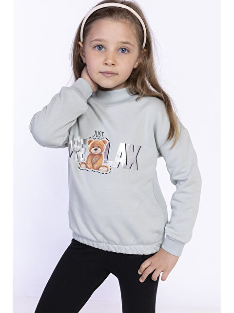 Toontoykids Kız Çocuk Baskılı Sweatshirt - S000421321-74