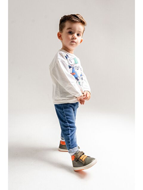 Mnpc Erkek Çocuk Haki Hakiki Deri Suya Dayanıklı Anatomik İlk Adım Bot - S000446478-18547