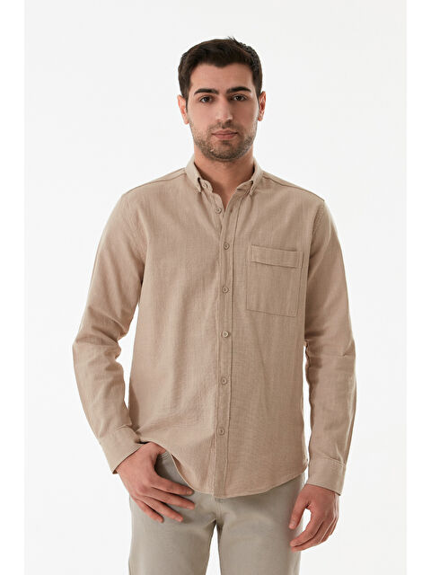 Fullamoda Basic Tek Cepli Gömlek - S000380555-19928