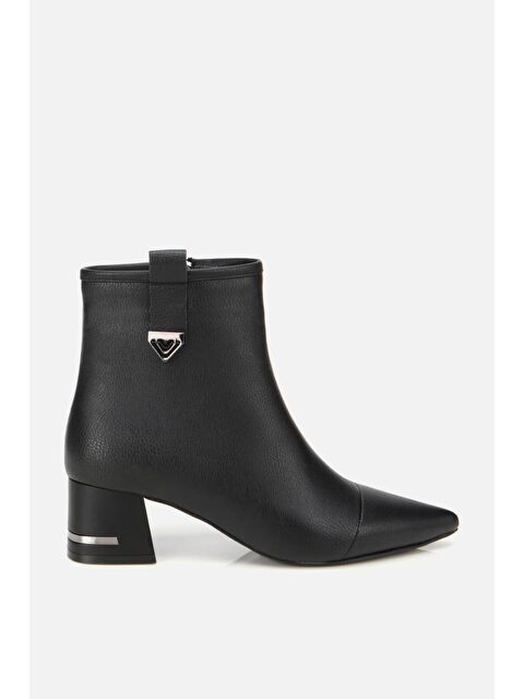 Yaya By Hotiç Kadın Siyah Tokalı Kalın Topuklu Bot - S000491758-19351