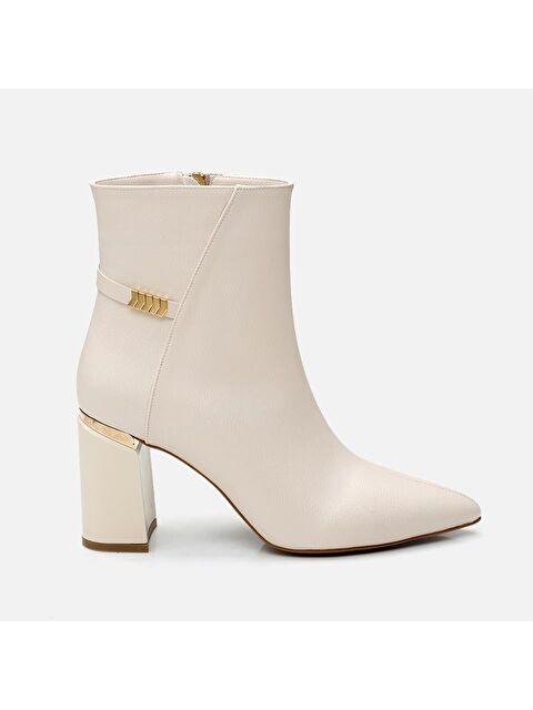 Yaya By Hotiç Kadın Kemik Fermuarlı Kalın Topuklu Bot - S000491757-3162