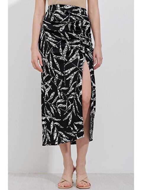 Bigdart 1880 Yırtmaçlı Etek - D. Siyah - S000089672-22238