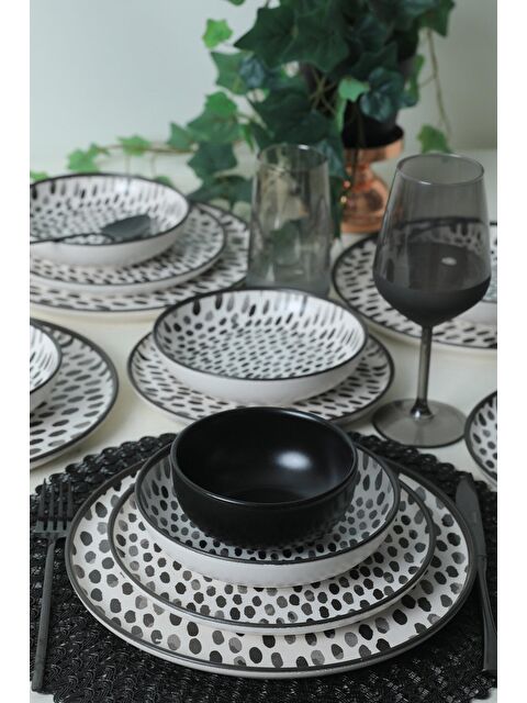 Keramika Shadow Nordic Yemek Takımı 24 Parça 6 Kişilik - S000119862-23173