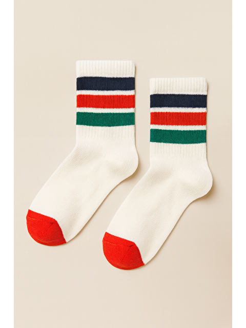 Katia And Bony Çocuk Renkli Şeritli Basic Soket Çorap - S000487277-23173
