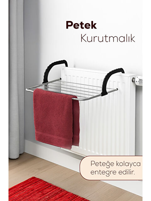 Porsima Isıya Dayanıklı Petek Üstü Kurutmalık - Balkon Çamaşır Kurutma Askısı