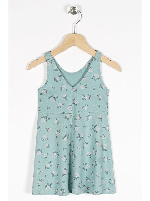 Zepkids Yuvarlak Yaka Kız Çocuk Elbise - S000355725-20054