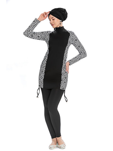 Remsa Mayo Elastanlı Tam Kapalı Mayo 261 510 - S000357829-19351