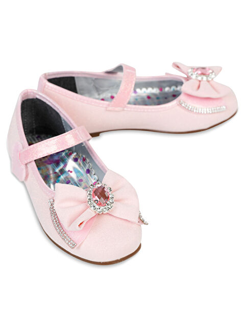 Civil Kız Çocuk Babet Ayakkabı 31-35 Numara Pudra - S000217889-7152