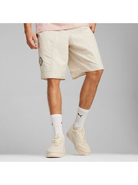 Puma Pl Summer Crew Erkek Bej Şort - S000490504-19928