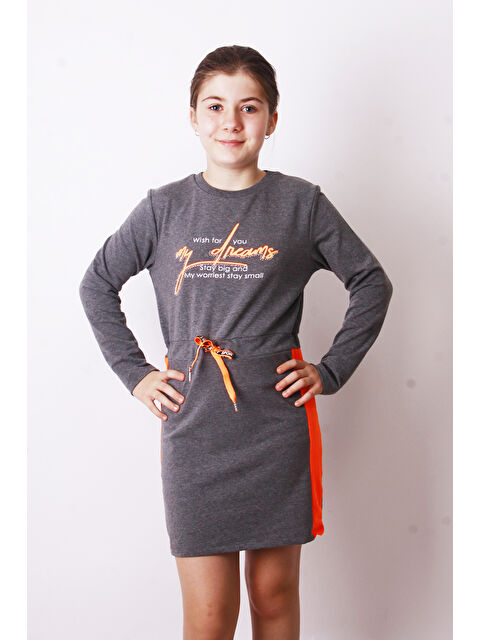 Toontoykids Kız Çocuk My Dreams Baskılı Elbise - S000420112-29666