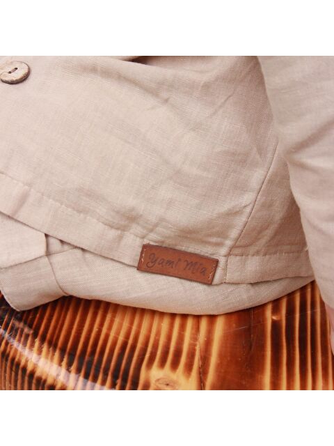 Yami Mia Şapkalı Keten Çocuk 4'lü Takım - S000144958-19928