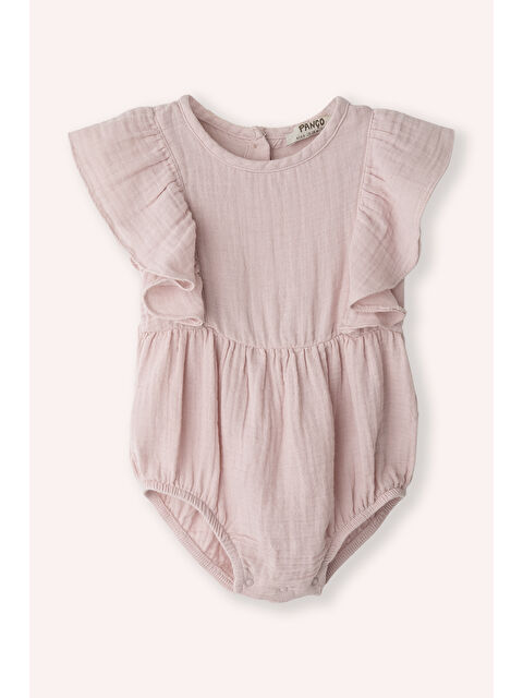 Panço Yenidoğan Müslin Pembe Tulum - S000527344-20024