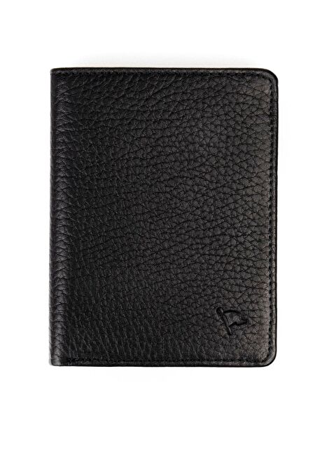 TUDORS Hakiki Deri Erkek Siyah Cüzdan