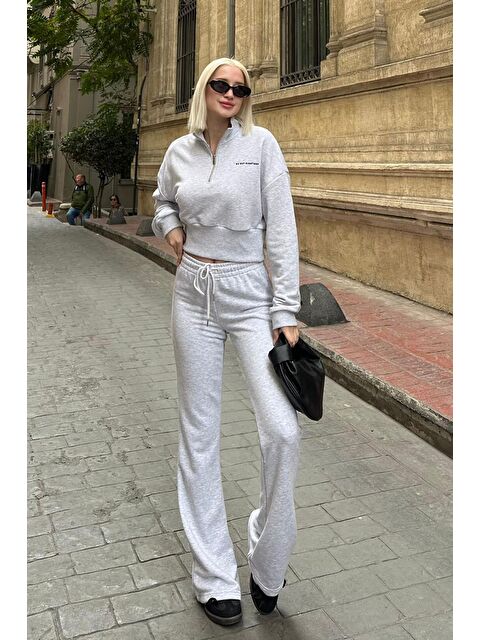 Madmext Karmelanj İspanyol Paça Kadın Eşofman Takımı Mg2203 - S000301631-2090