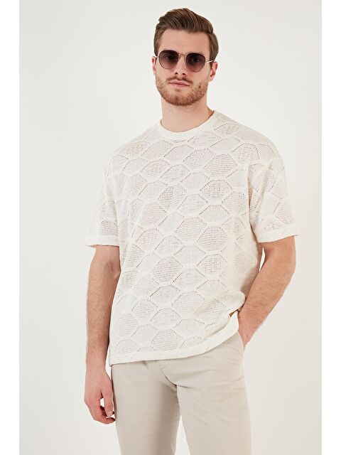 Buratti Pamuklu Regular Fit Örme Erkek Tişört CF24S218032 - S000187021-19965