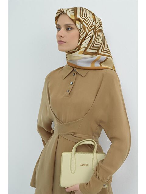 ARMİNE Saf İpek Sura Eşarp 9534D 31 - S000501862-20074