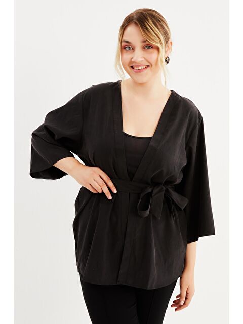 Mylinemoda Kuşak Detaylı Kimono - S000242396-29666