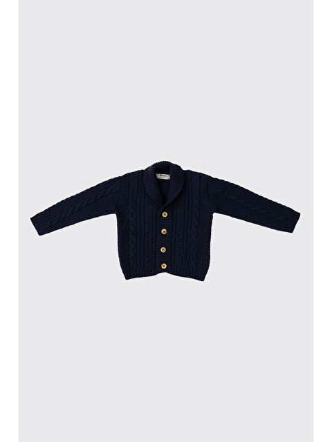 Panço Erkek Bebek Lacivert Triko Hırka - S000518353-21164