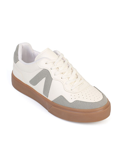 Capone Outfitters Lianna V Detaylı Bağcıklı Günlük Spor Kadın Sneaker Ayakkabı - S000518356-20600