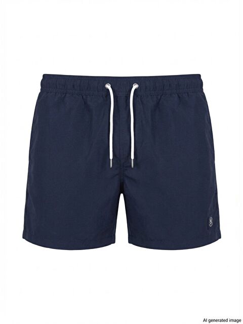 Bonbon Erkek Cepli Ve Astarlı Deniz Şortu Antrasit Renk Bb2359