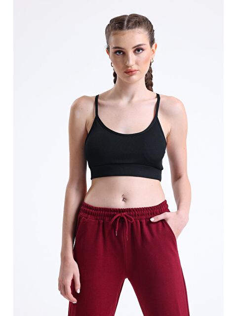 Kompedan Kadın Fitilli İnce Askılı Şekillendirici Spor Sütyeni, Sporcu Bustiyer - S000177743-19351