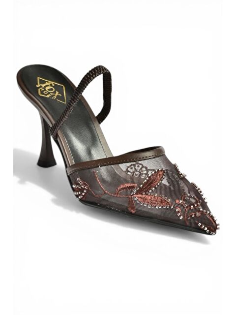 Fox Shoes Kahverengi Kadın Topuklu Ayakkabı Y752176315