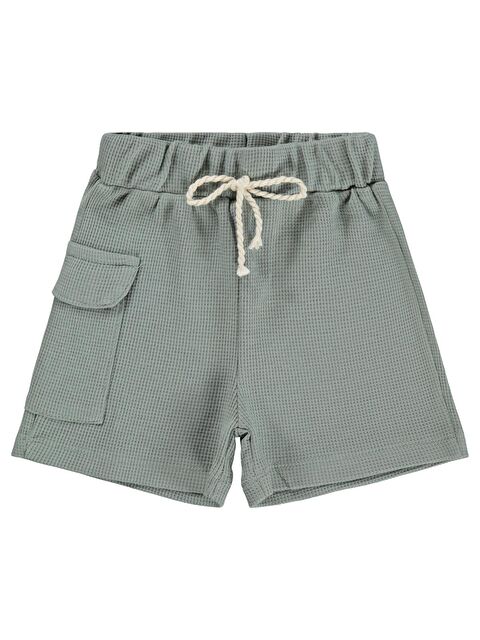 Civil Baby Düz Cepli 6-18 Ay Şort - Yeşil 6-9 Ay - S000526304-14939