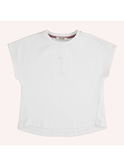 Panço Kız Çocuk Baskı Detaylı Tişört - S000333758-19965