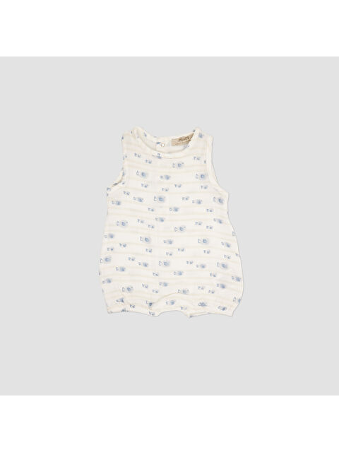 Panço Erkek Çocuk Balık Desenli Tulum - S000297030-19965