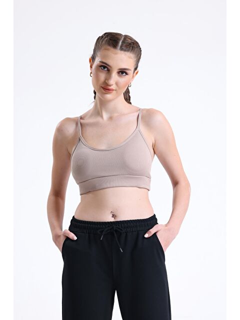 Kompedan Kadın Fitilli İnce Askılı Şekillendirici Spor Sütyeni, Sporcu Bustiyer - S000177743-26407