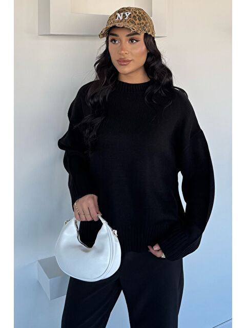 Gülseli Kadın Bisklet Yaka Triko Kazak - S000469733-19351