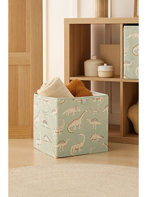 Ocean Home Textile Çocuk Odası Dinozor Kutu 33 x 30 x 33 cm - S000278004-17259