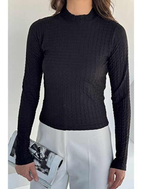 Gülseli Kadın Dik Yaka Basic Bluz - S000469736-19351