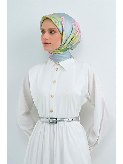 ARMİNE Saf İpek Sura Eşarp 9509D 80 - S000505024-3642