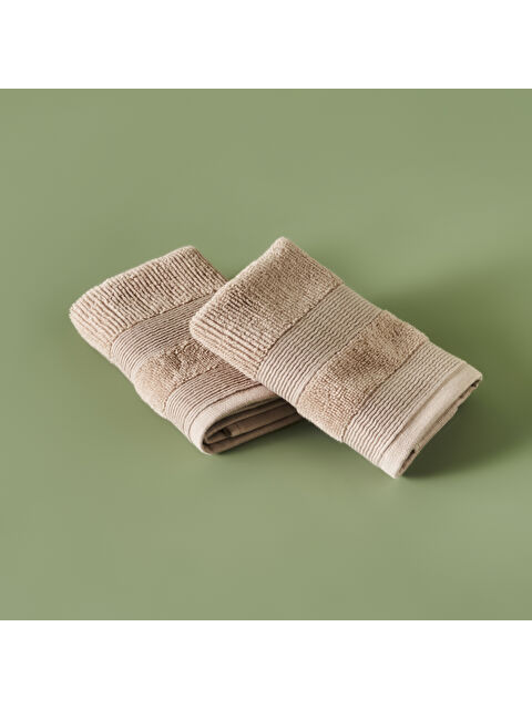 Bella Maison %100 Pamuk Juna 2'li El Havlusu Bej (30x30 cm) - S000314086-19928