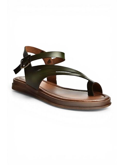 Fox Shoes Yeşil Kadın Sandalet U390903603