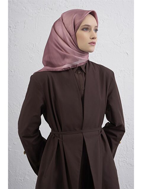 ARMİNE Geometrik Desenli Saf İpek Twill Eşarp 9402D 05 - S000500621-20031