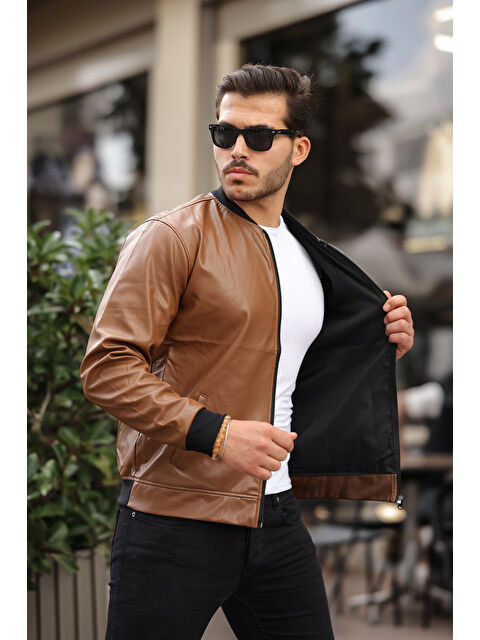 Comstar Erkek Yeni Sezon Deri Ceket - S000283178-19413