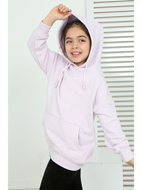 Toontoykids Kız Çocuk Kanguru Cepli Sweatshirt - S000421328-23370