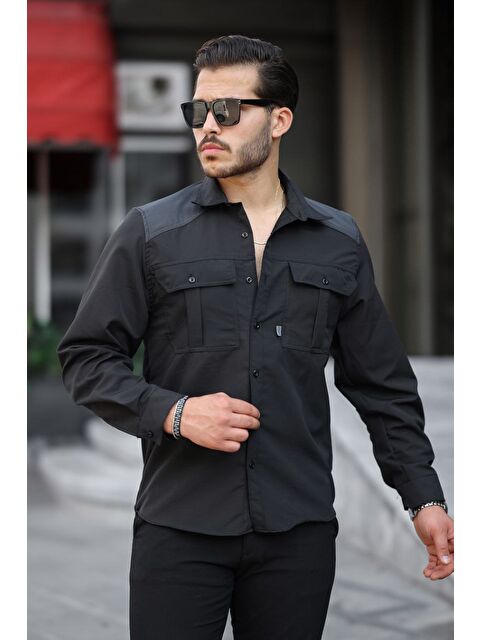 Comstar Paraşüt Kumaş Arka Patlı Gömlek - S000301674-19351